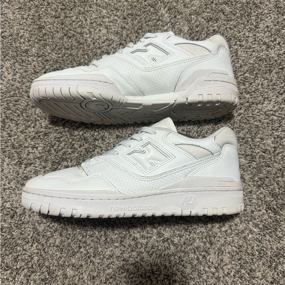 New Balance 550 Triple White Mens Size 10.5
